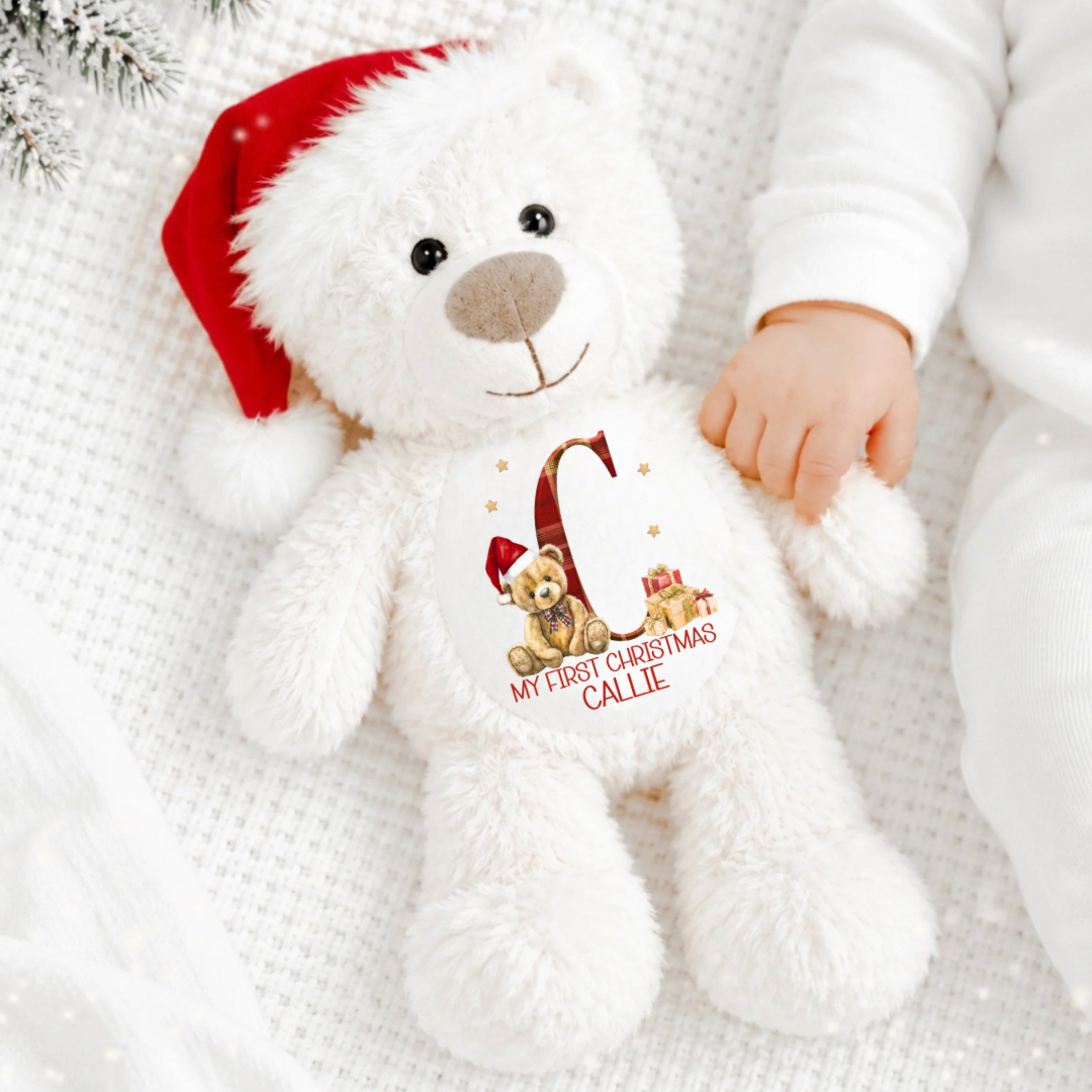 Personalised My First Christmas Teddy