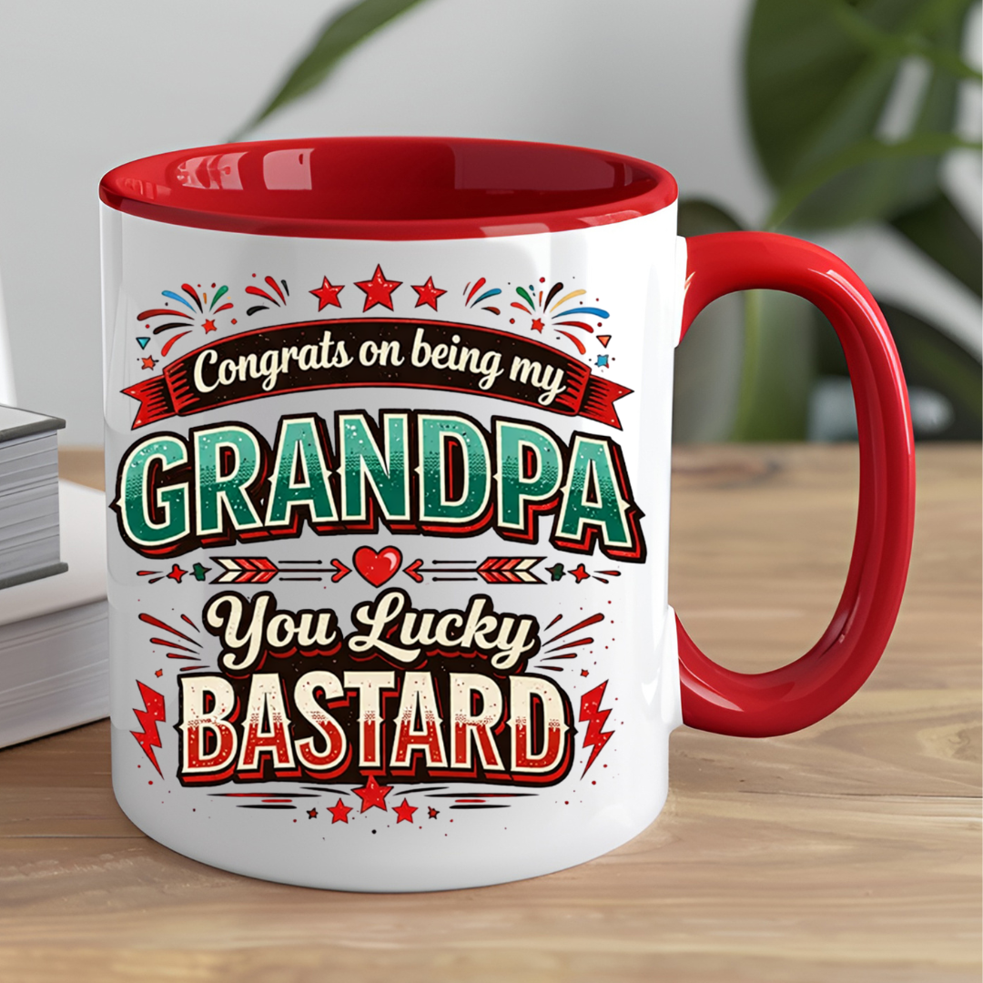 Congrats on Being My Grandad Mug