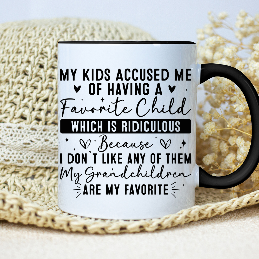 My Grandchildren Are My Favourite” Mug