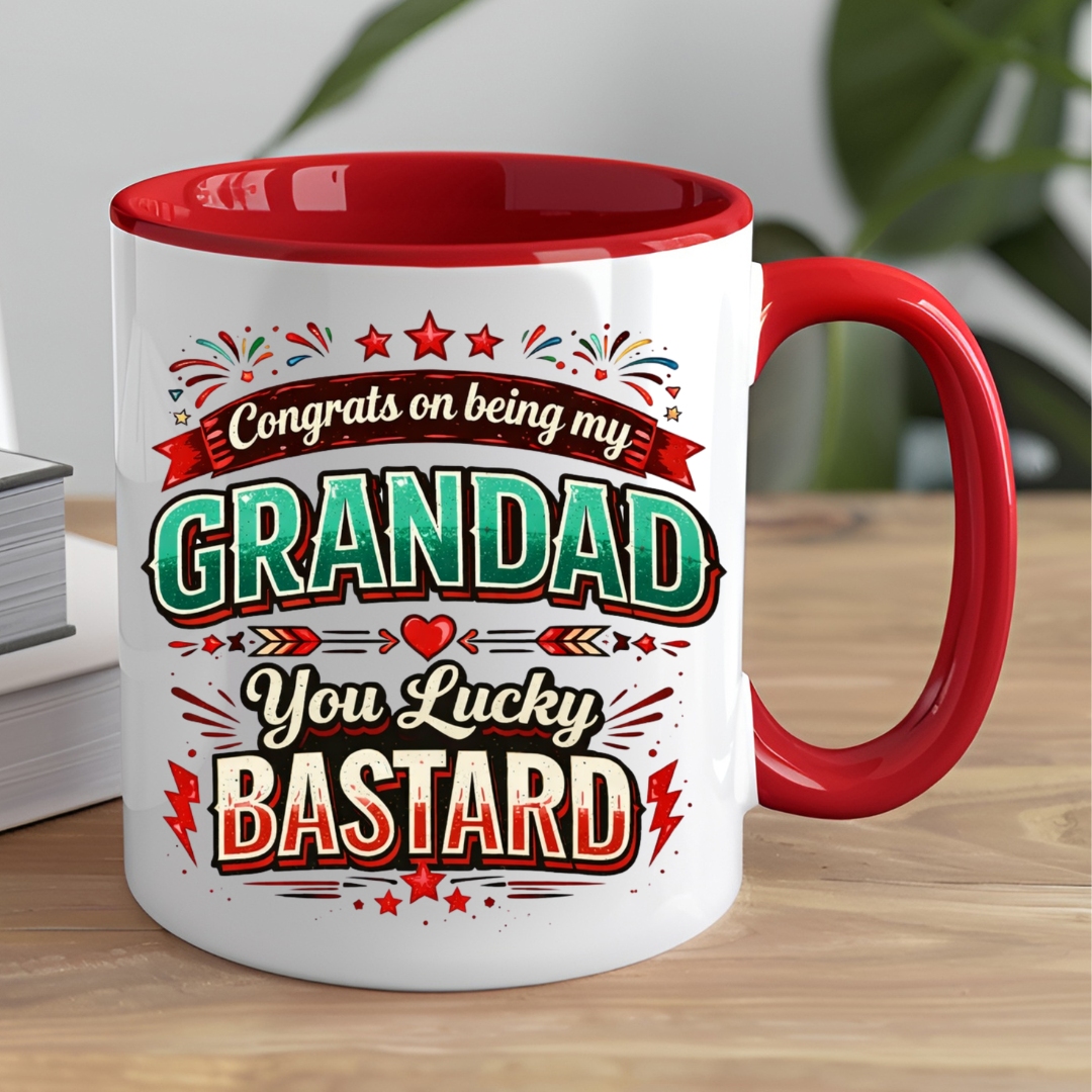 Congrats on Being My Grandad Mug