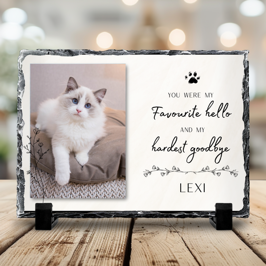 My Favourite Hello - Photo Slate