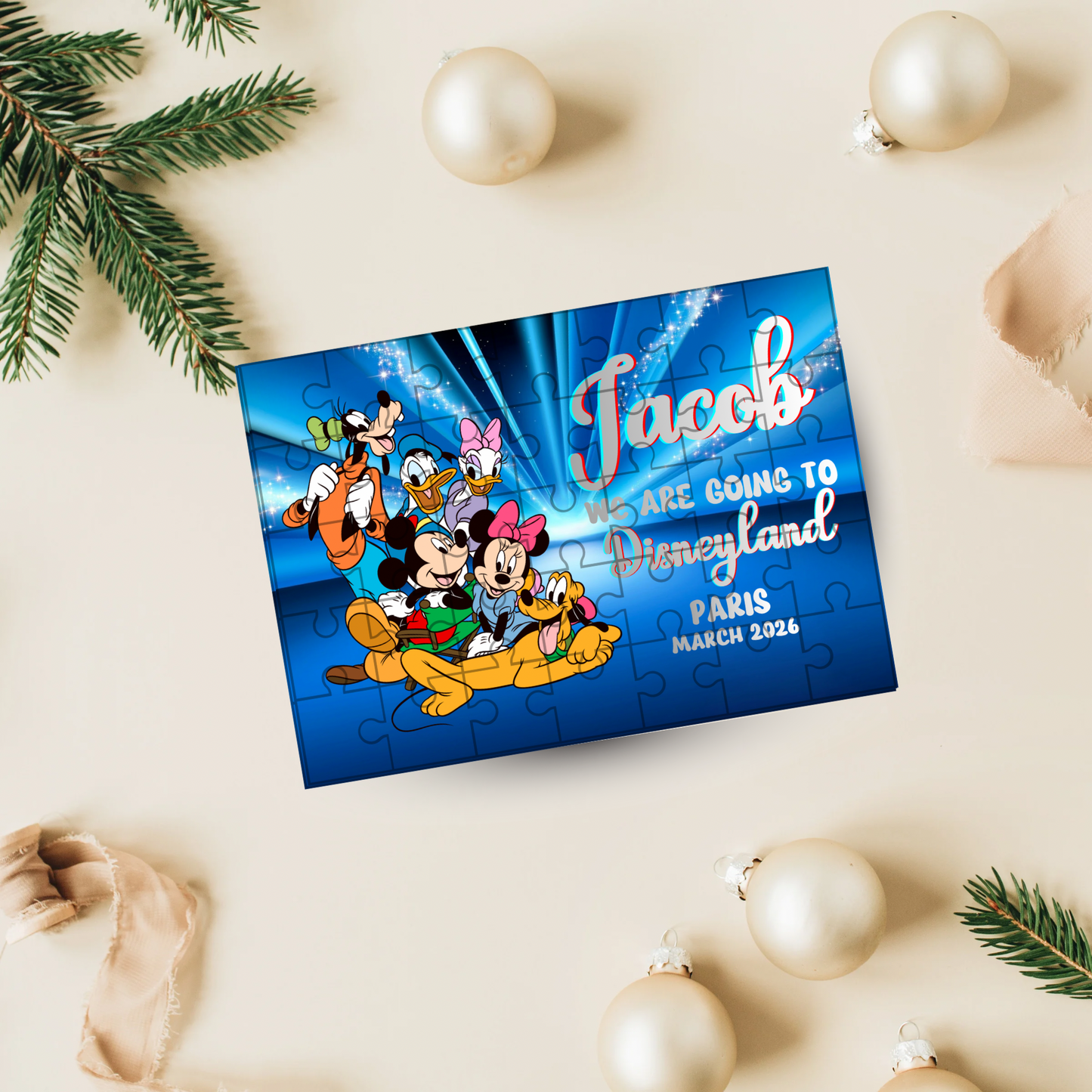 Disney Reveal Jigsaw Puzzle - Blue