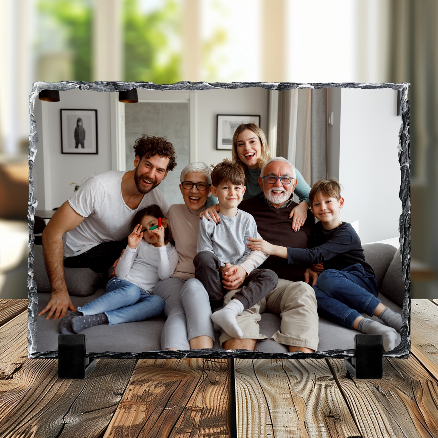 Personalised Photo Slate – Rectangle