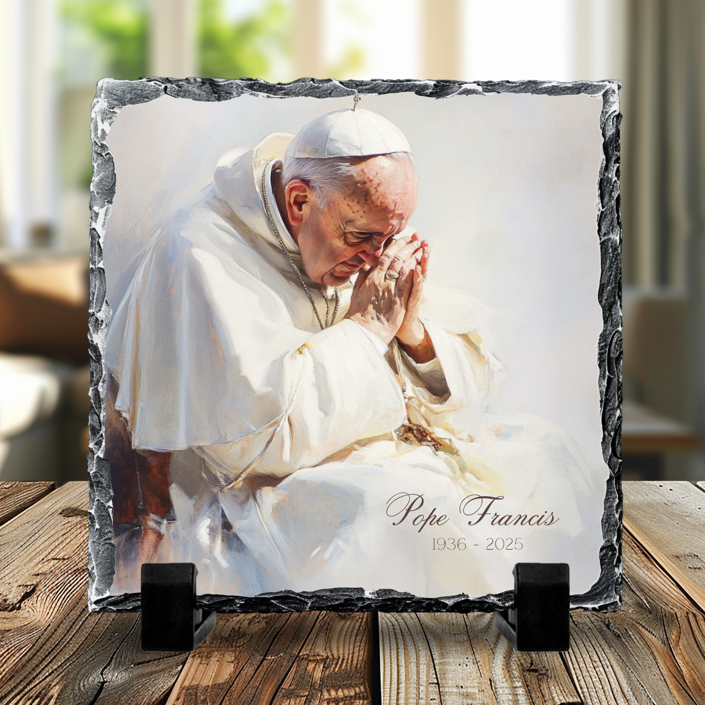 Pope Francis Memorial Slate