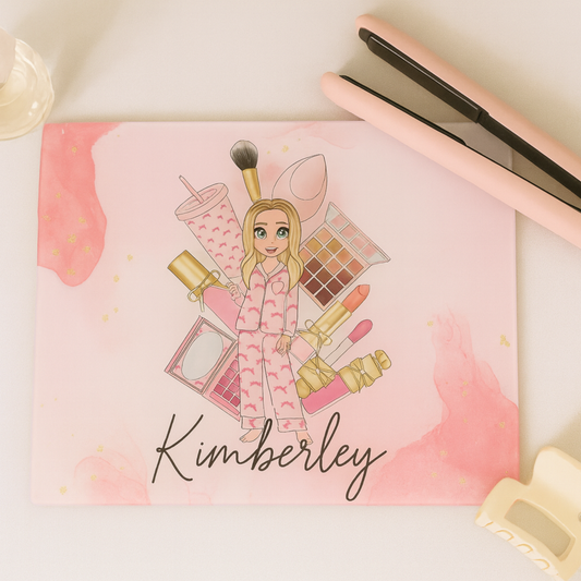 Makeup Doll Heat Protection Glass Board