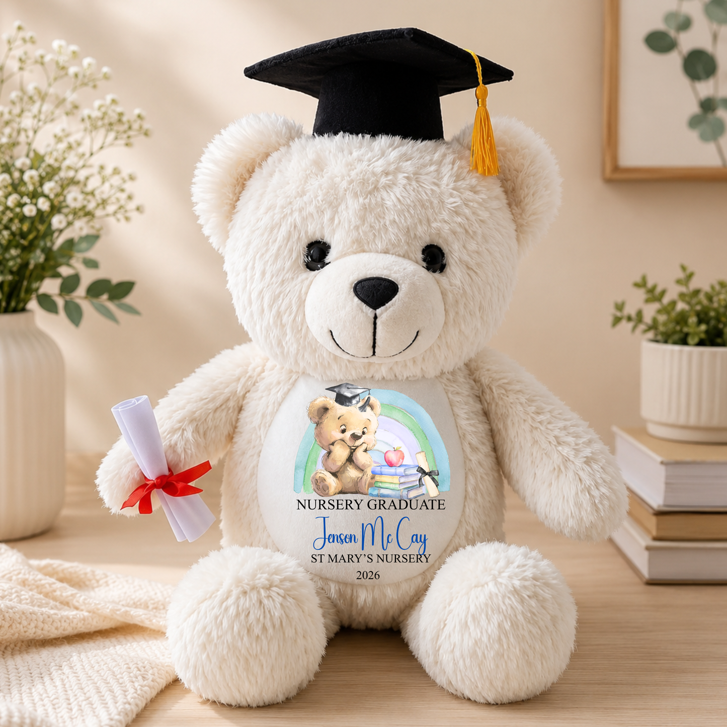 Gradley The Grad Bear - Green  Nursery