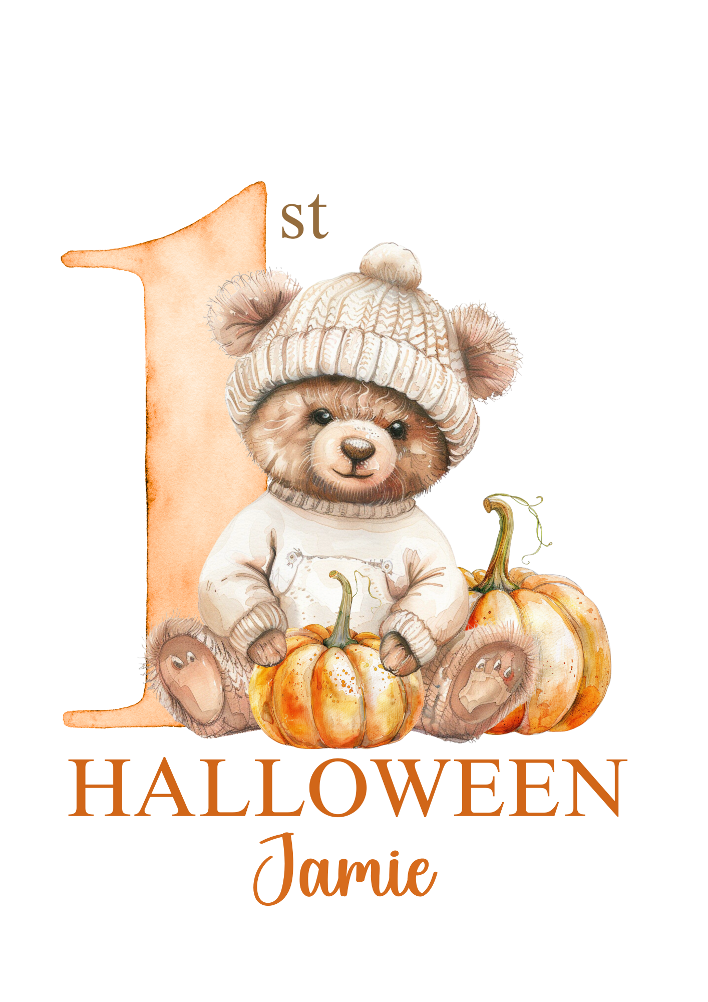 Beige 1st Halloween Pyjamas