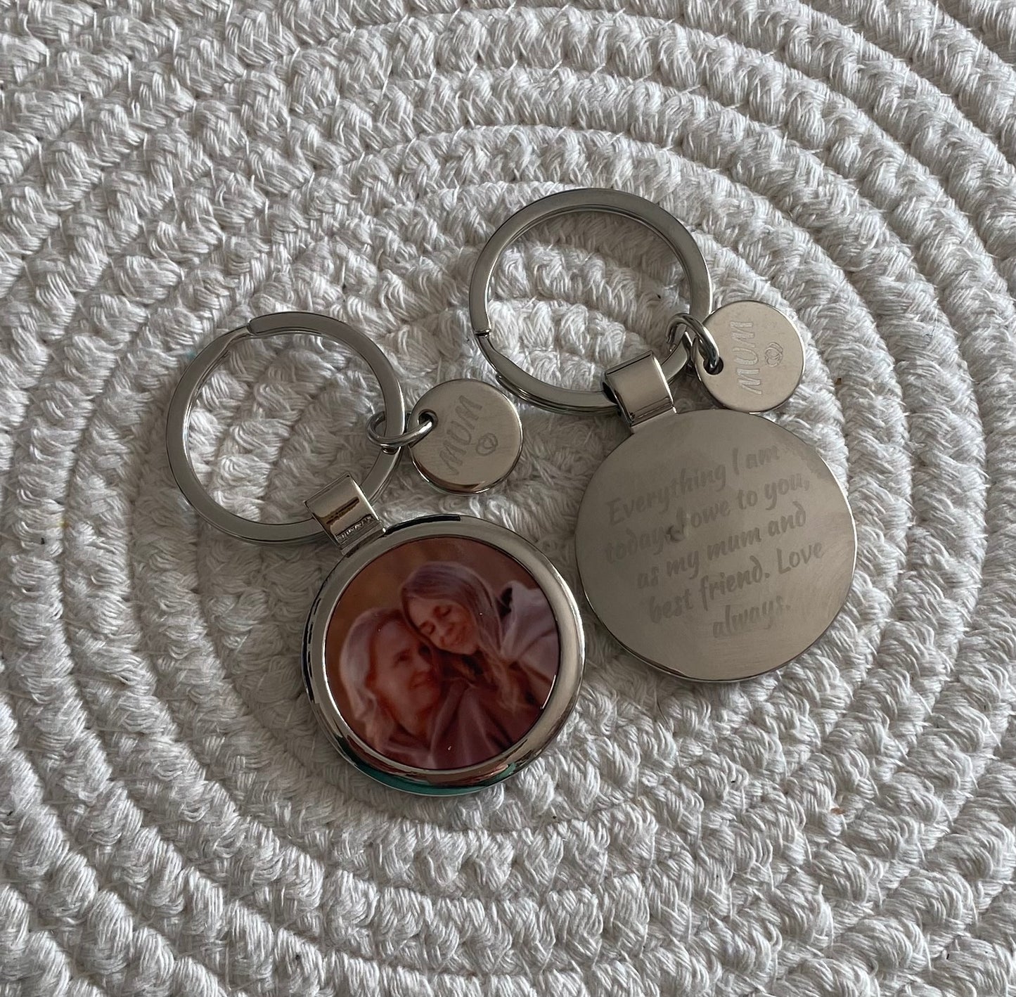 Mum Photo Keychain