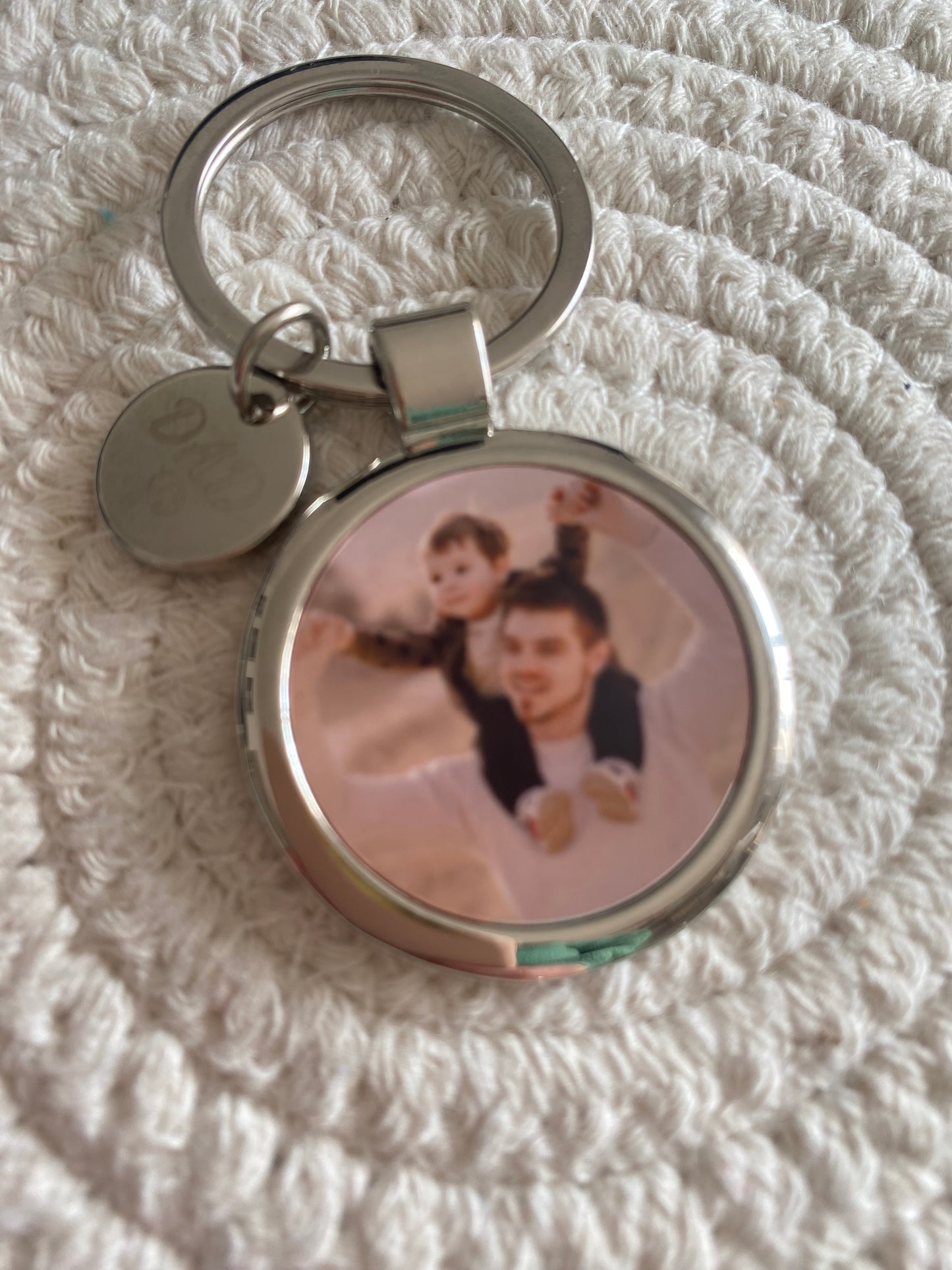 Dad Photo Keychain
