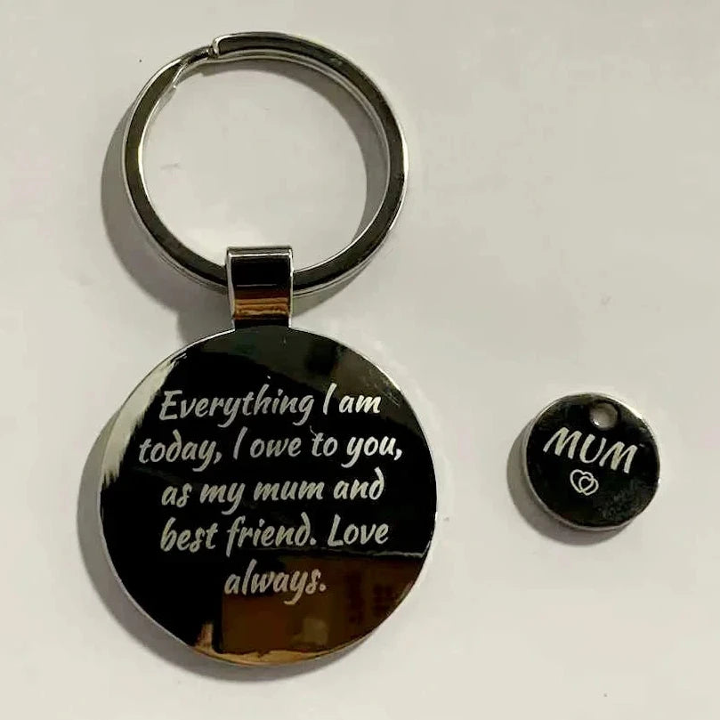 Mum Photo Keychain