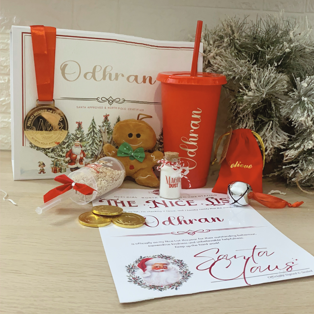 Personalised filled Christmas Eve Box