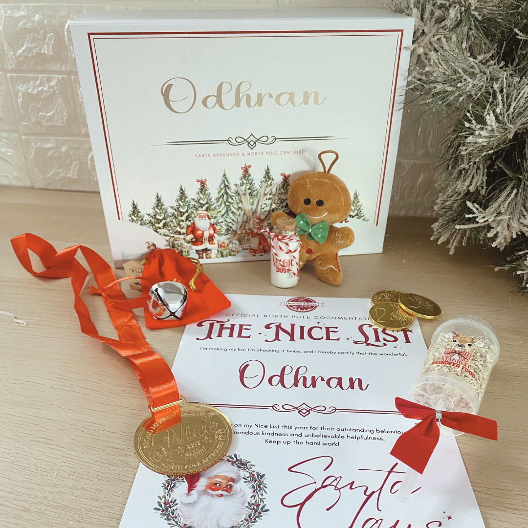 Personalised filled Christmas Eve Box