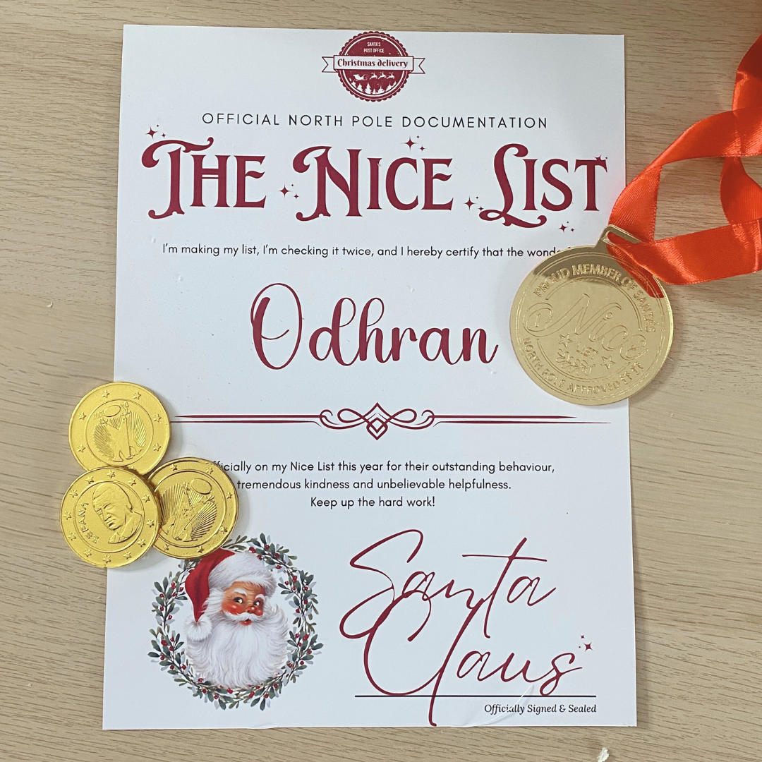 Personalised filled Christmas Eve Box