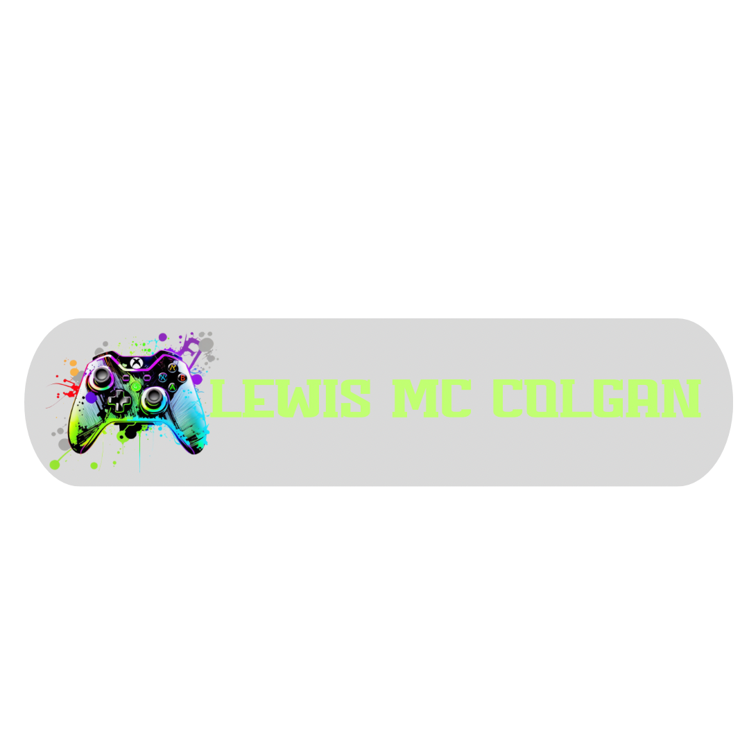 25 Personalised Name Tags- Gamer