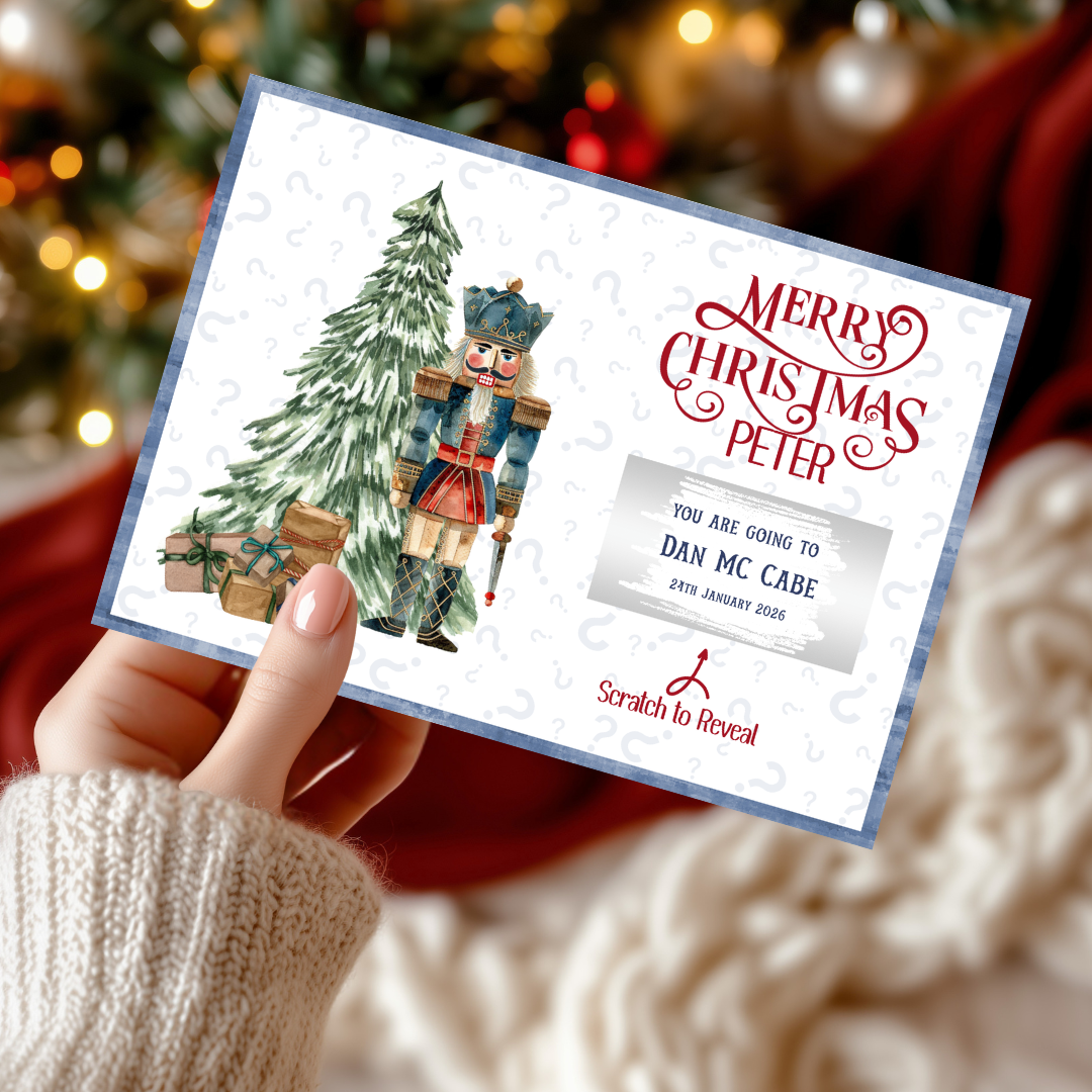 Surprise Christmas Scratch Reveal Ticket - Nutcracker
