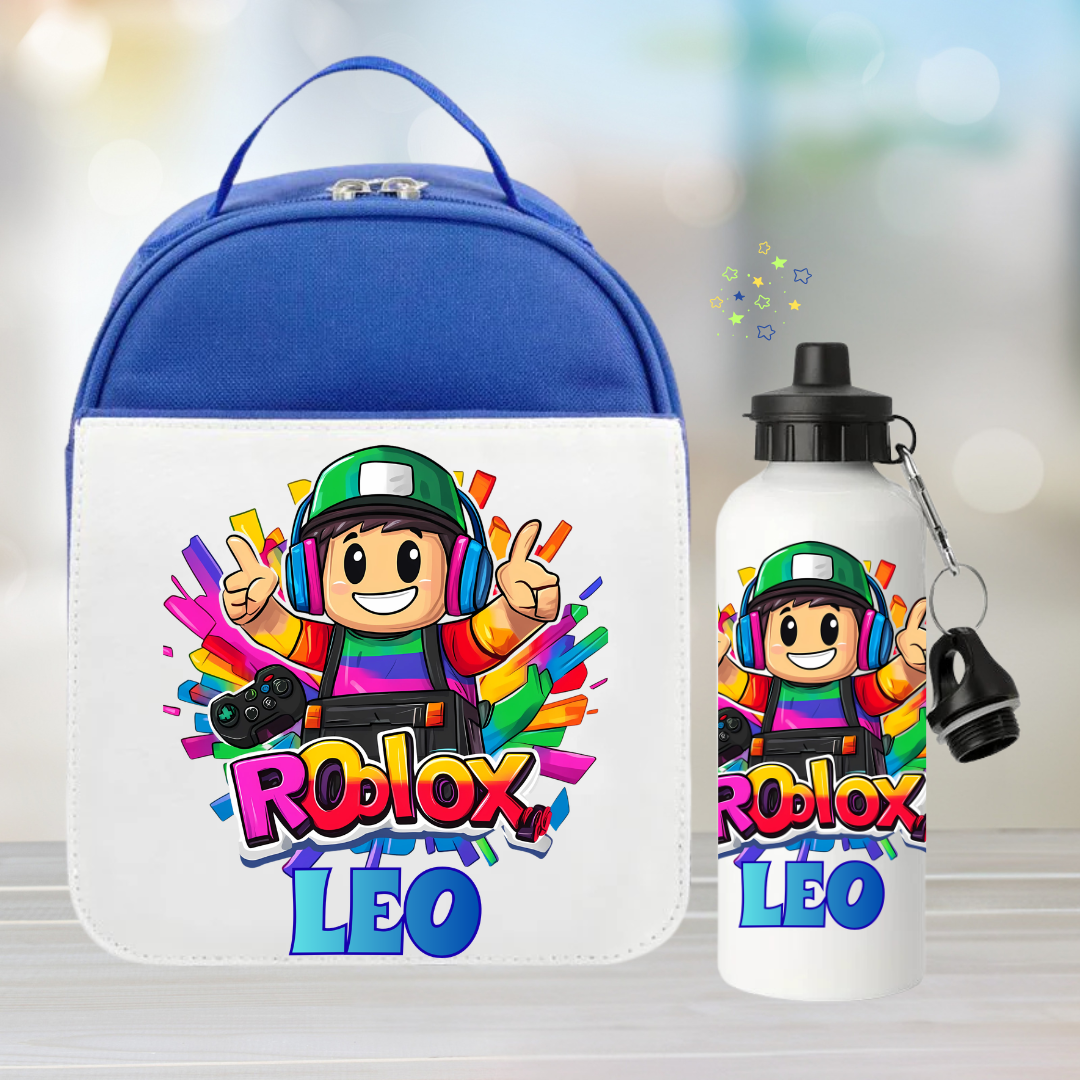 Personalised Roblox Lunch Set