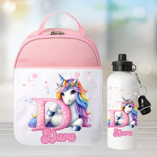 Personalised Unicorn Lunch Set