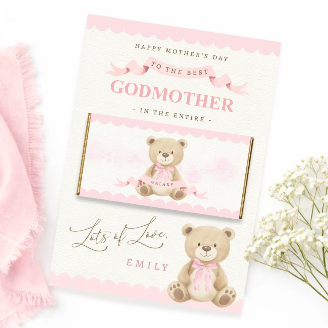 Personalised Mother’s Day Chocolate Bar & Card Set