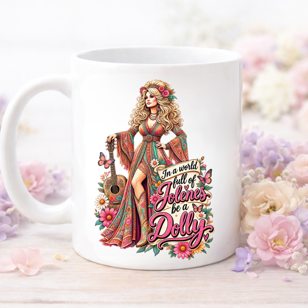 In a World Full of Jolenes Be a Dolly Mug