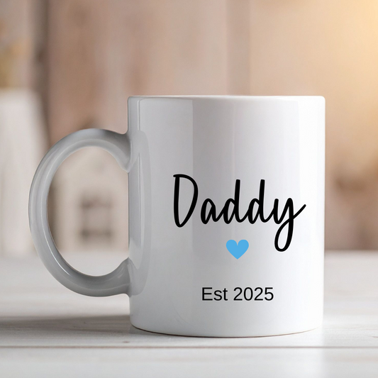 Daddy Est. 2025 Mug