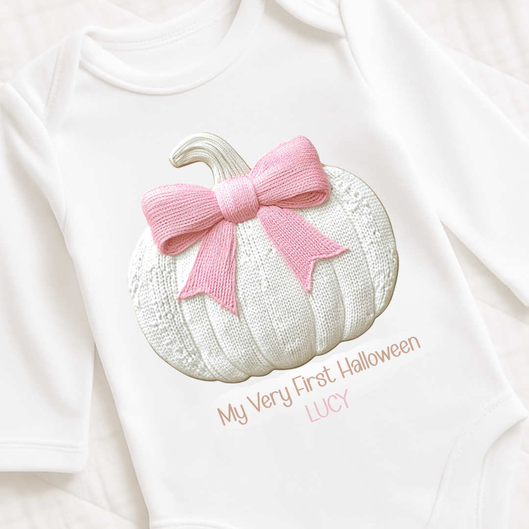 Cute Pumpkin Baby Grow