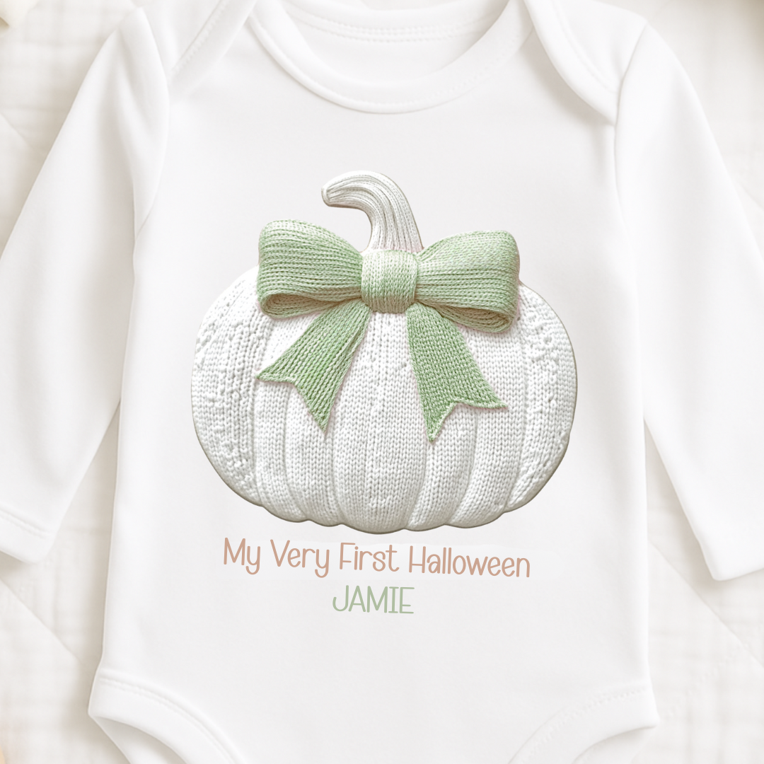 Cute Pumpkin Baby Grow