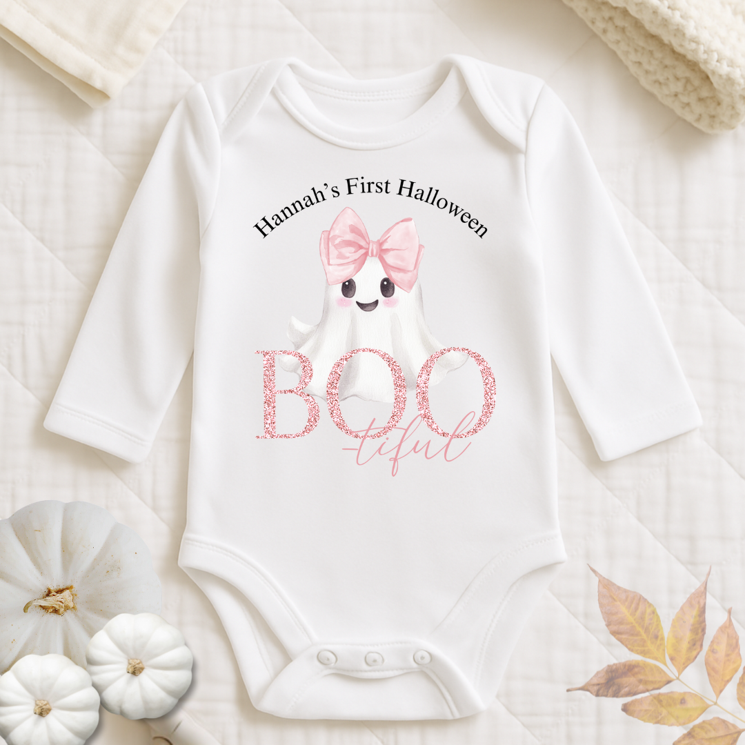 BOOtiful First Halloween Baby Grow