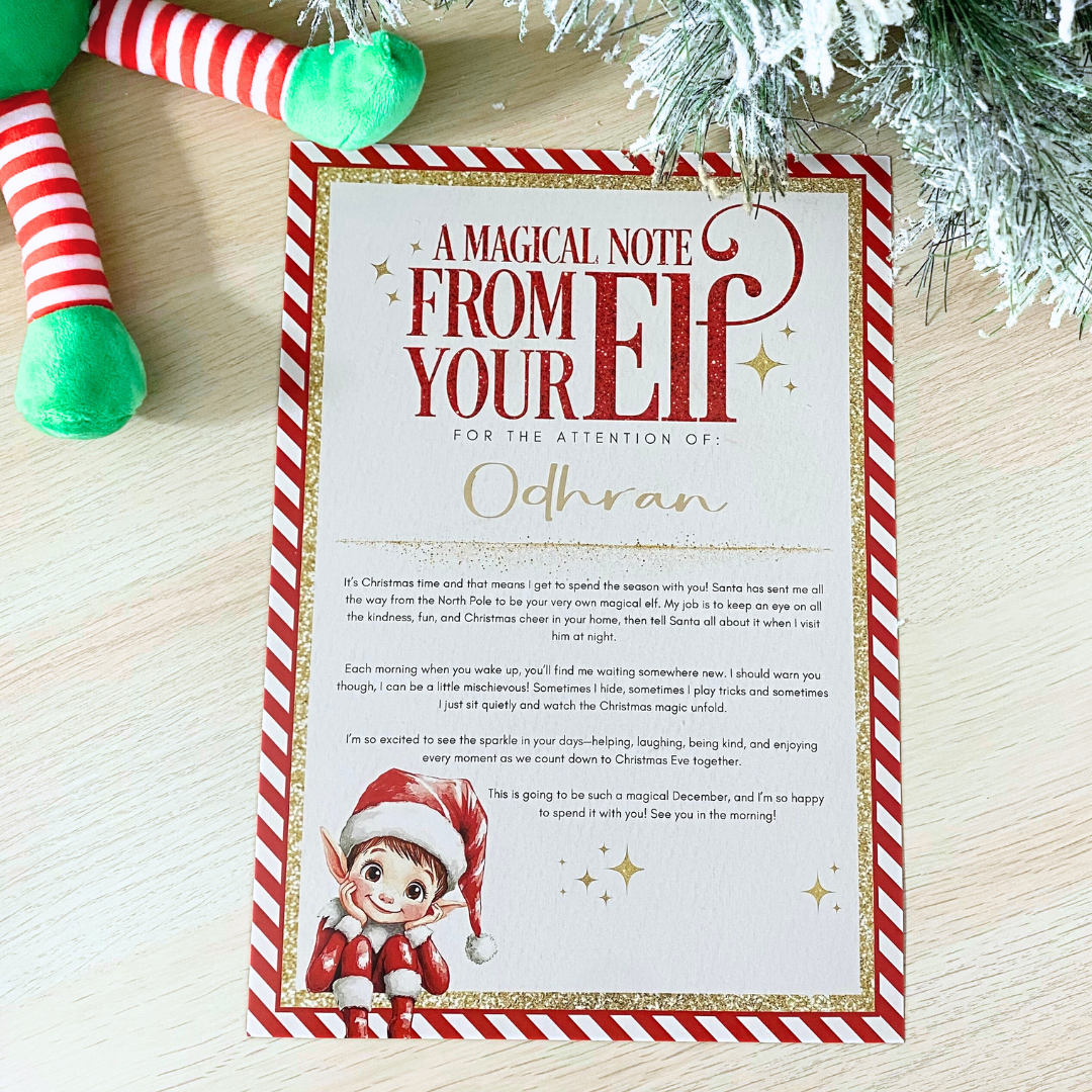 Elf is Back Treat Box & Magical Letter