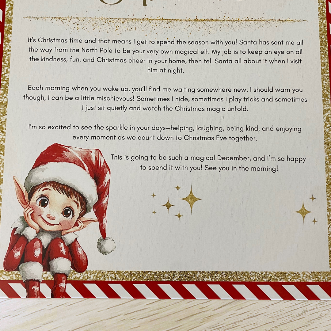 Elf is Back Treat Box & Magical Letter