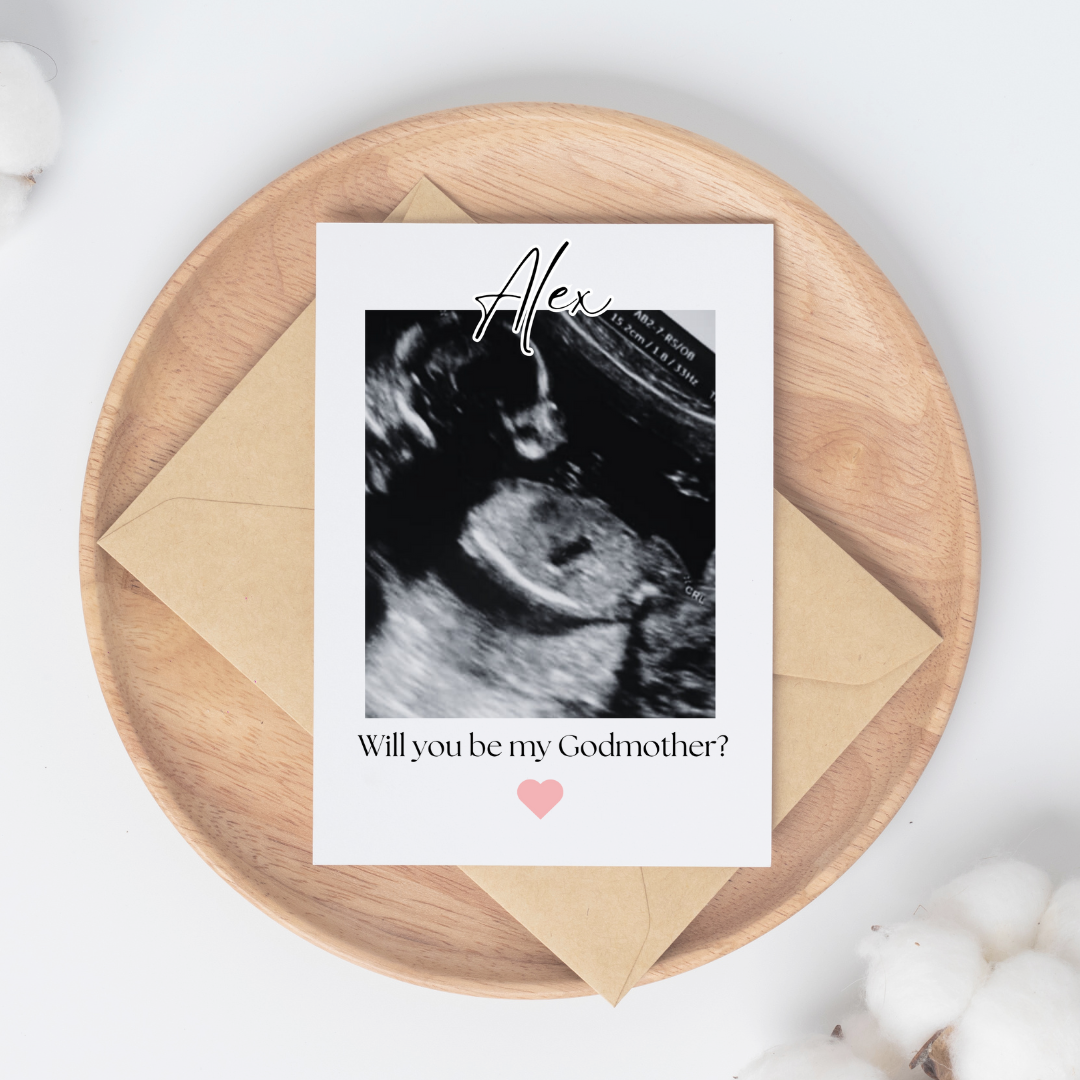 Personalised God Mother Proposal Card