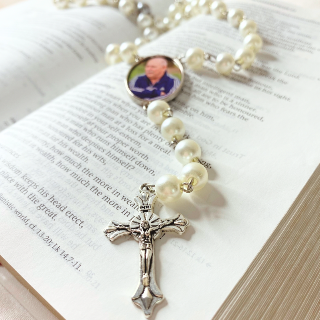 Rosary Beads with Photo