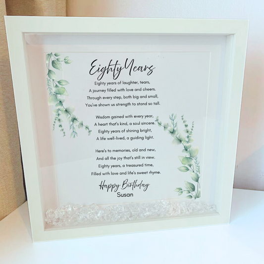 Birthday Milestone 3d Frame