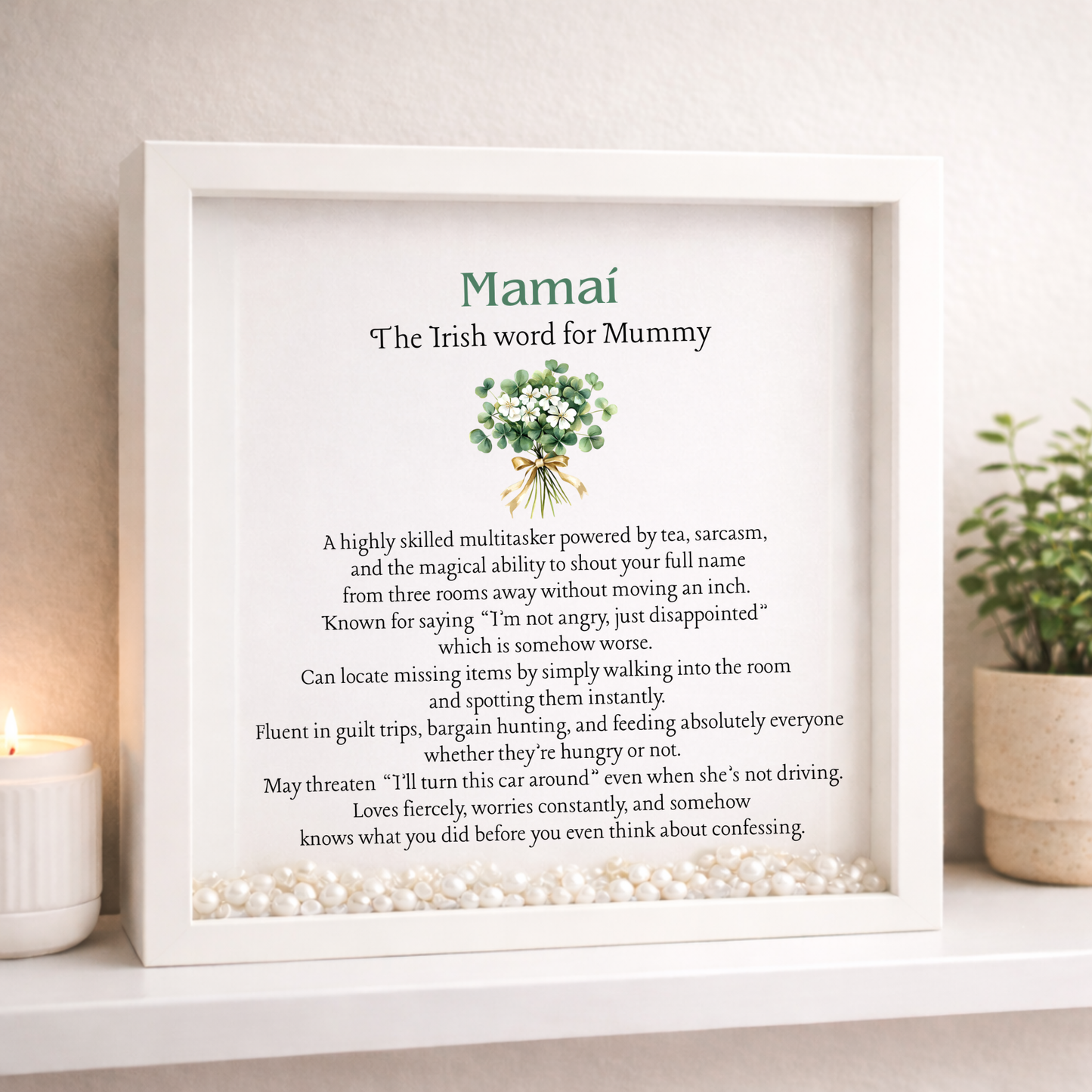 Irish Mummy Definition Print