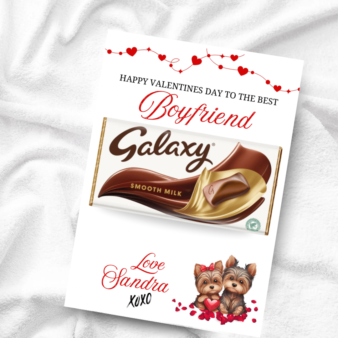 Personalised Galaxy Board - Puppy Love