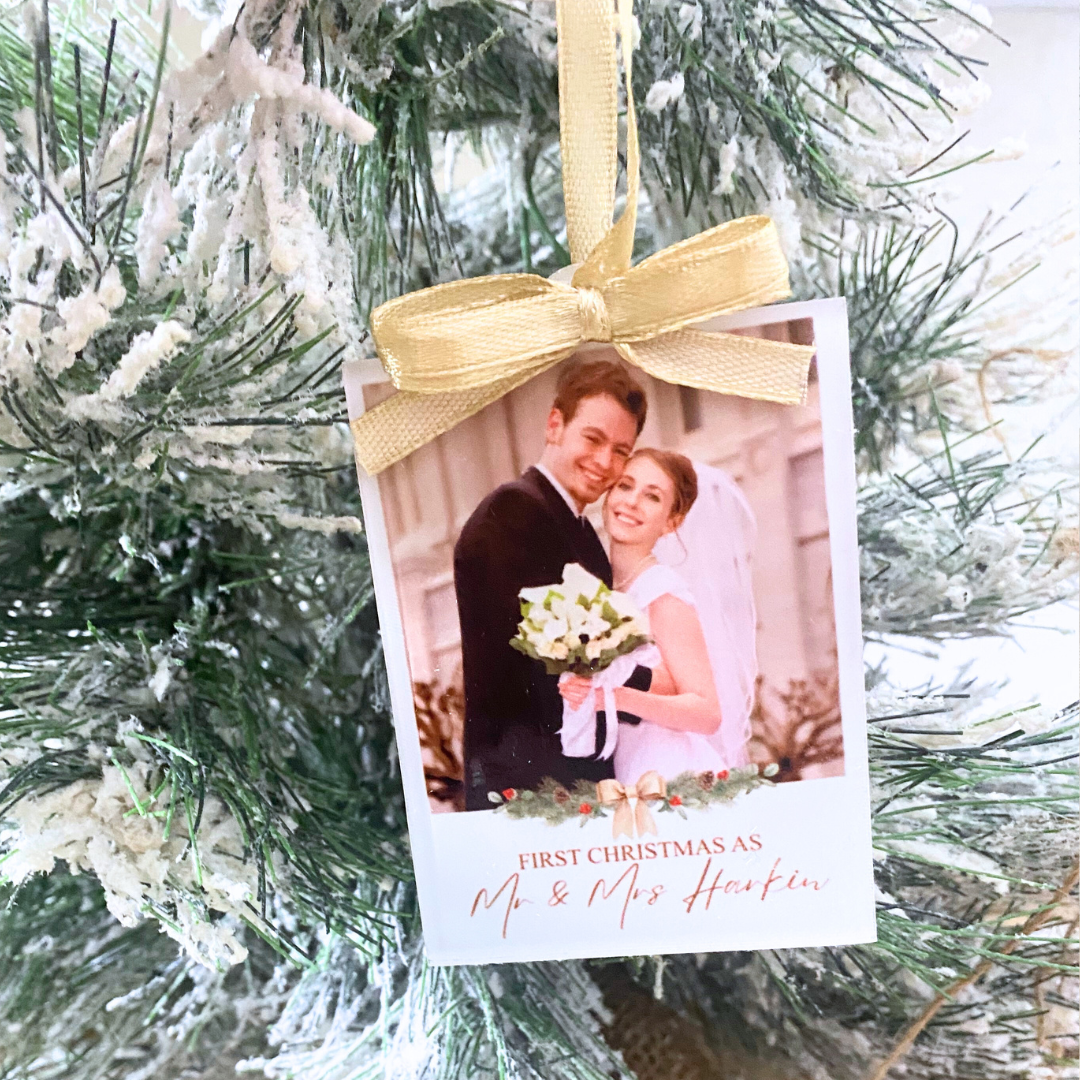 First Christmas as Mr and Mrs Ornament
