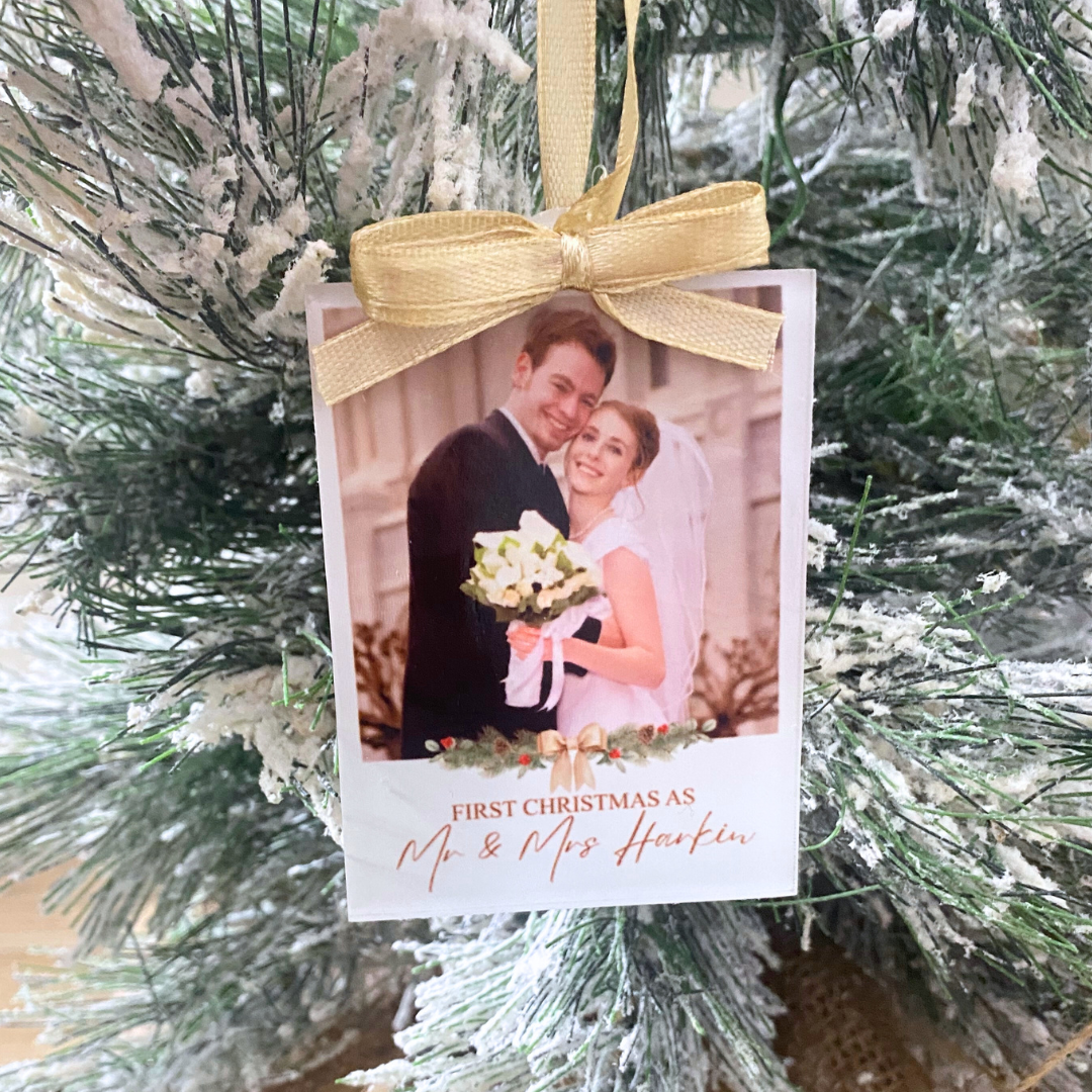 First Christmas as Mr and Mrs Ornament