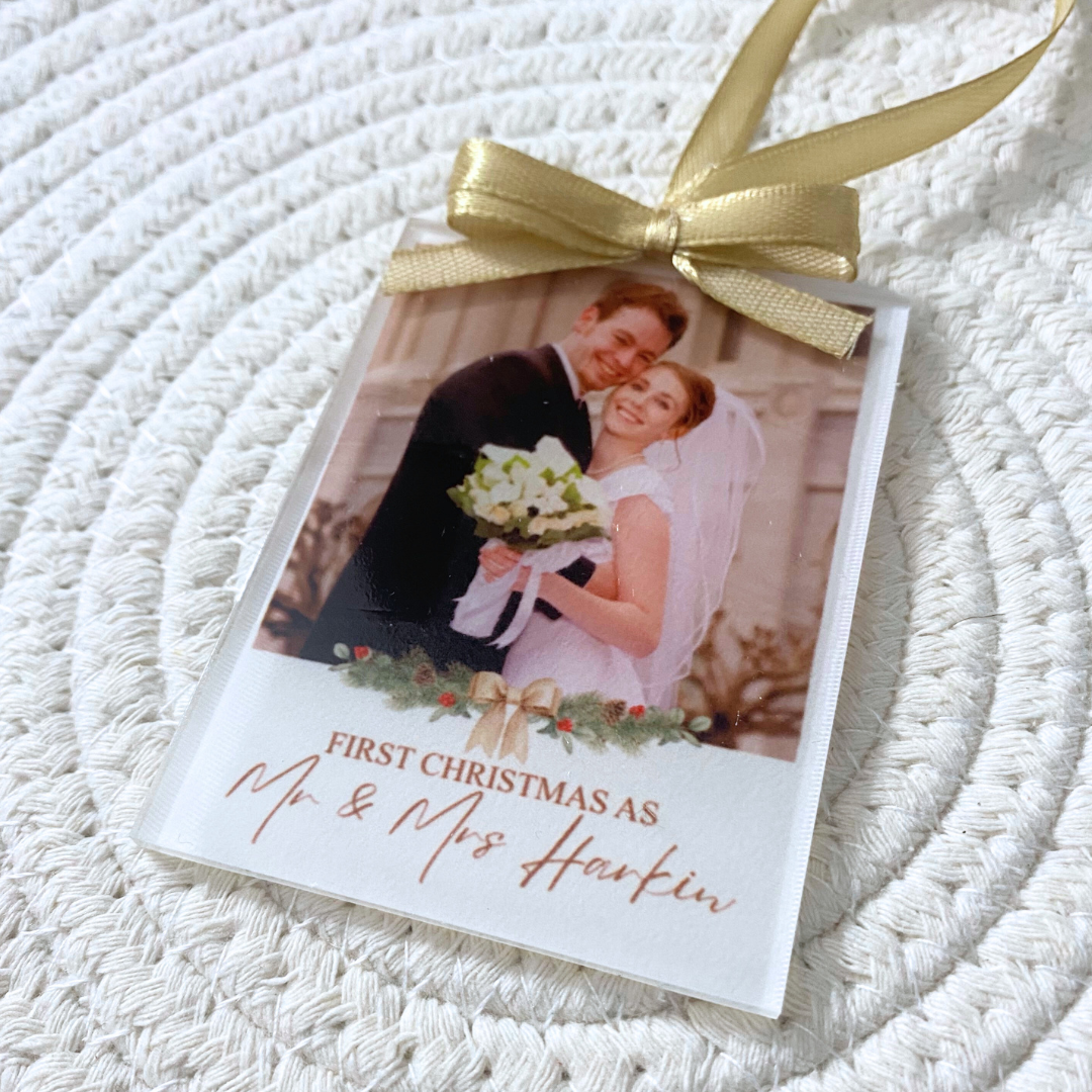 First Christmas as Mr and Mrs Ornament