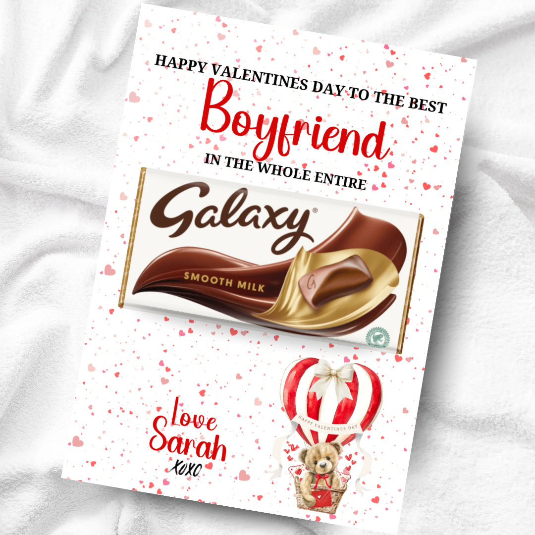 Personalised Galaxy Board - Balloon Bear