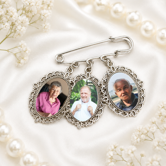 Vintage Memorial Triple Charm