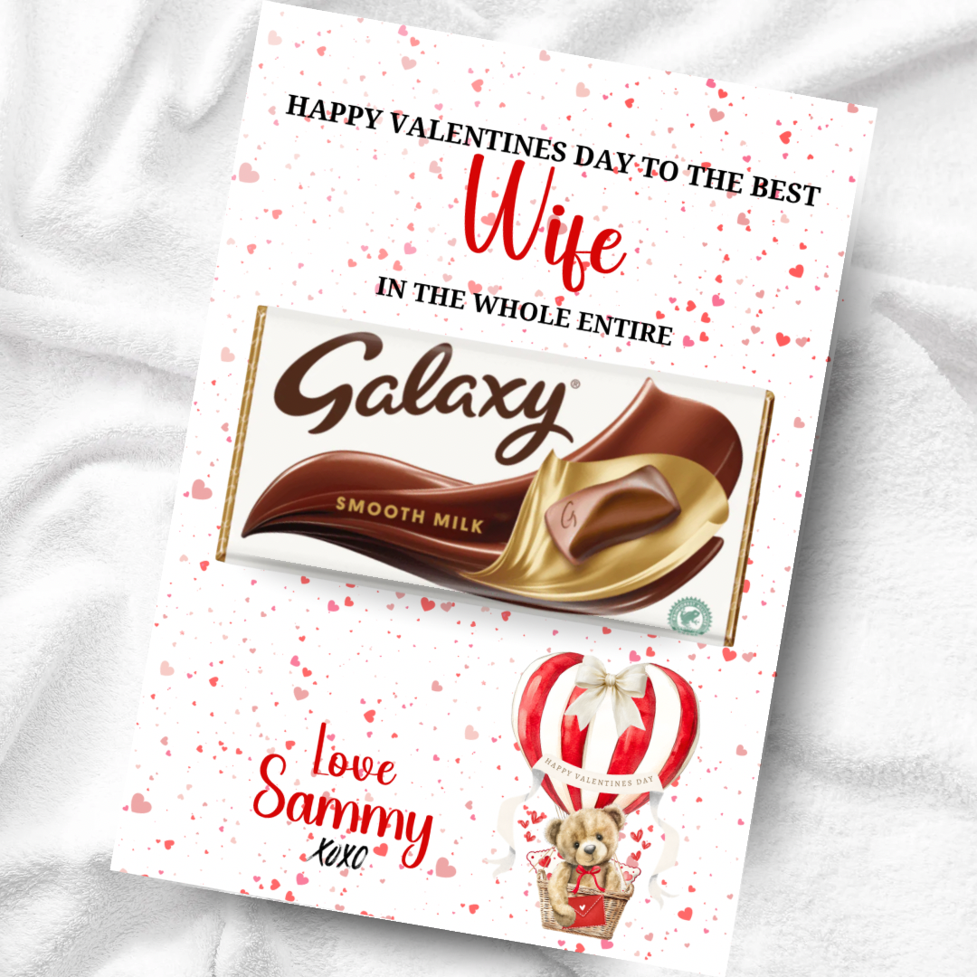 Personalised Galaxy Board - Balloon Bear