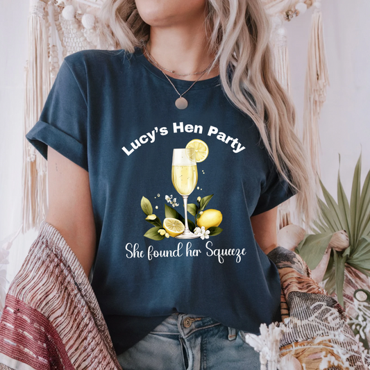 Hen Party T-Shirts - Lemon Squeeze