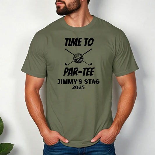 Custom Stag Party T-Shirt - Golf Trip