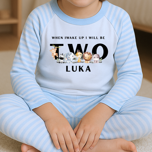 Boy’s Birthday Pyjamas - Safari