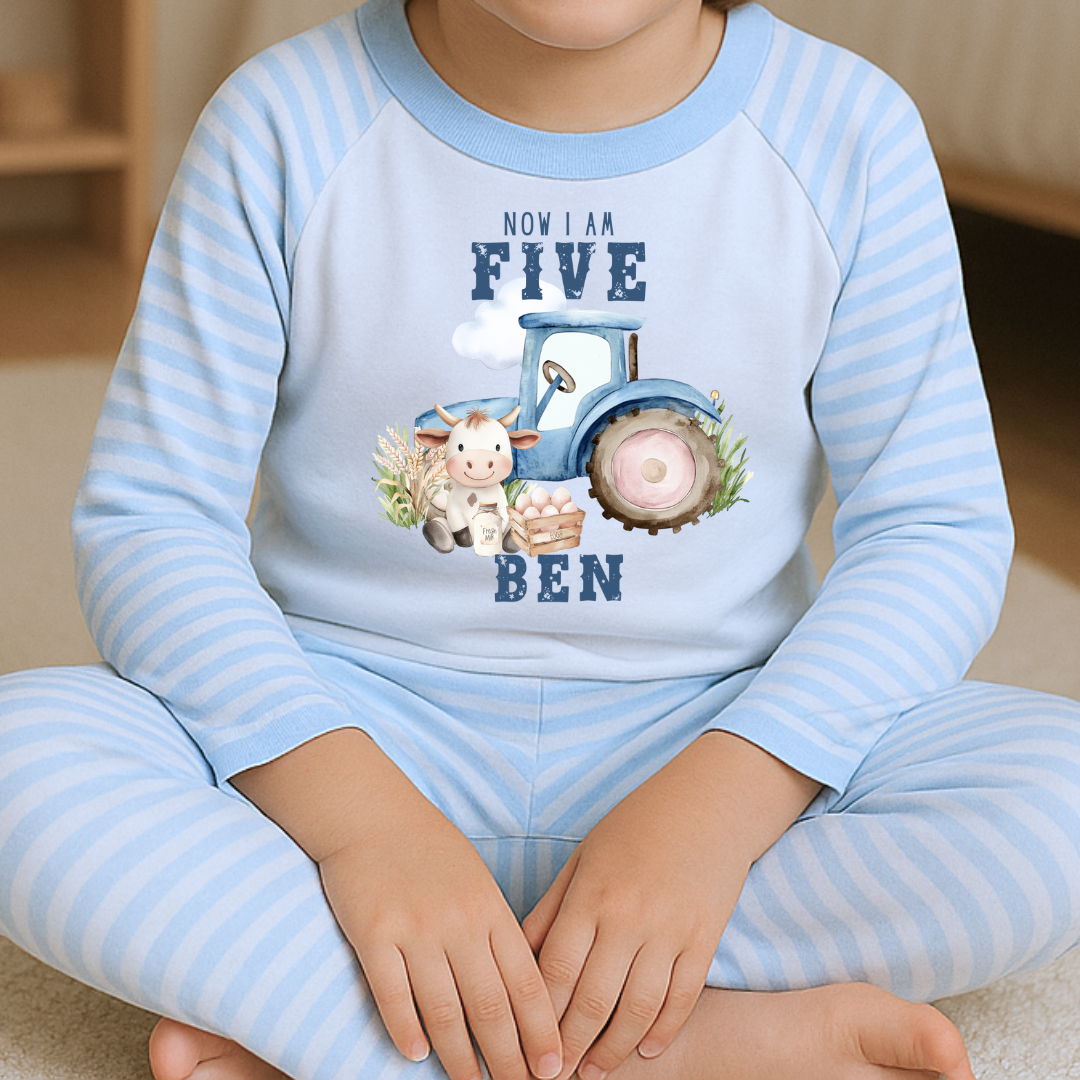 Boy’s Birthday Pyjamas - Little Farmer