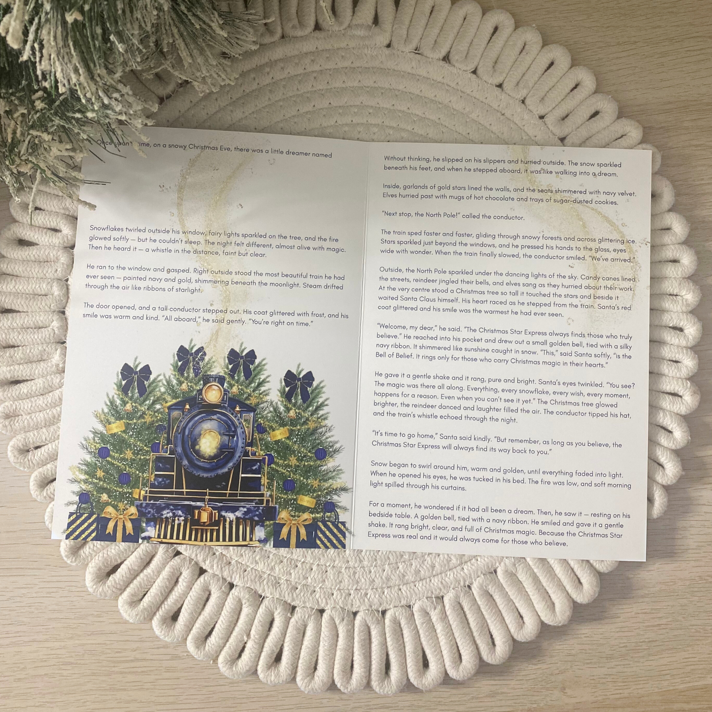 A Magical Christmas Eve Story Booklet - Navy