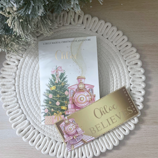 A Magical Christmas Eve Story Booklet - Pink