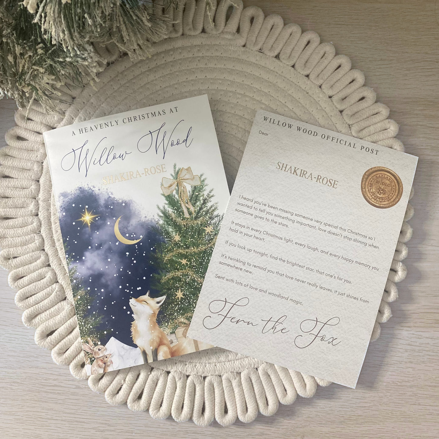 A Heavenly Christmas at Willow Wood - A memorial story