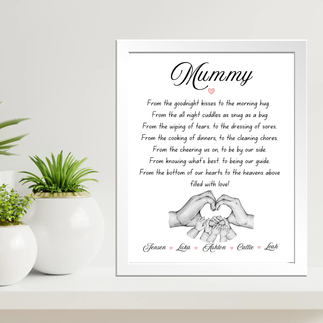 Personalised “Mummy” Hands Print