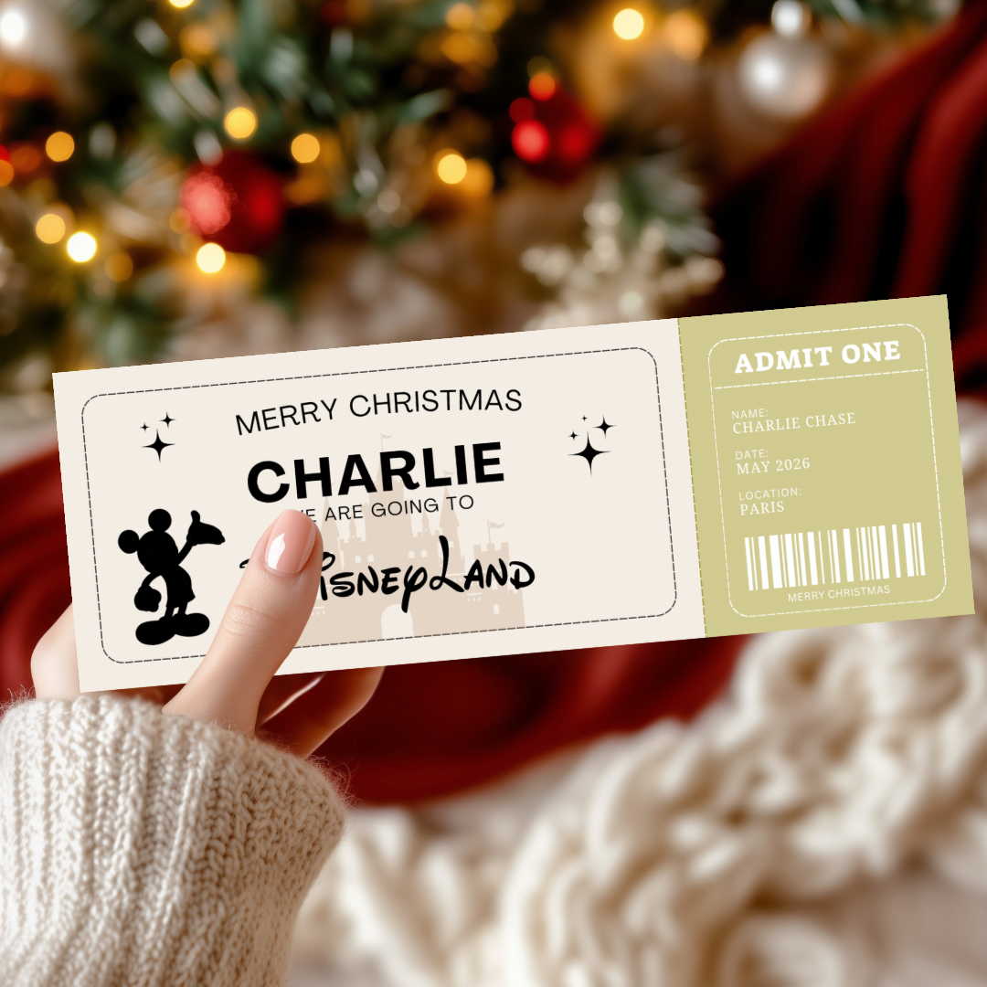 Personalised Disney  Surprise Ticket