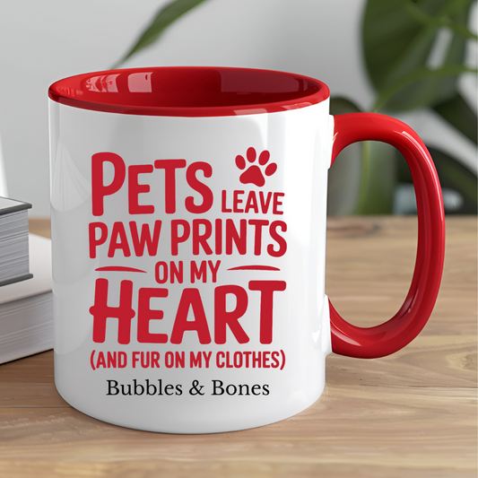 Personalised Dog Groomer Mug - Paw Prints